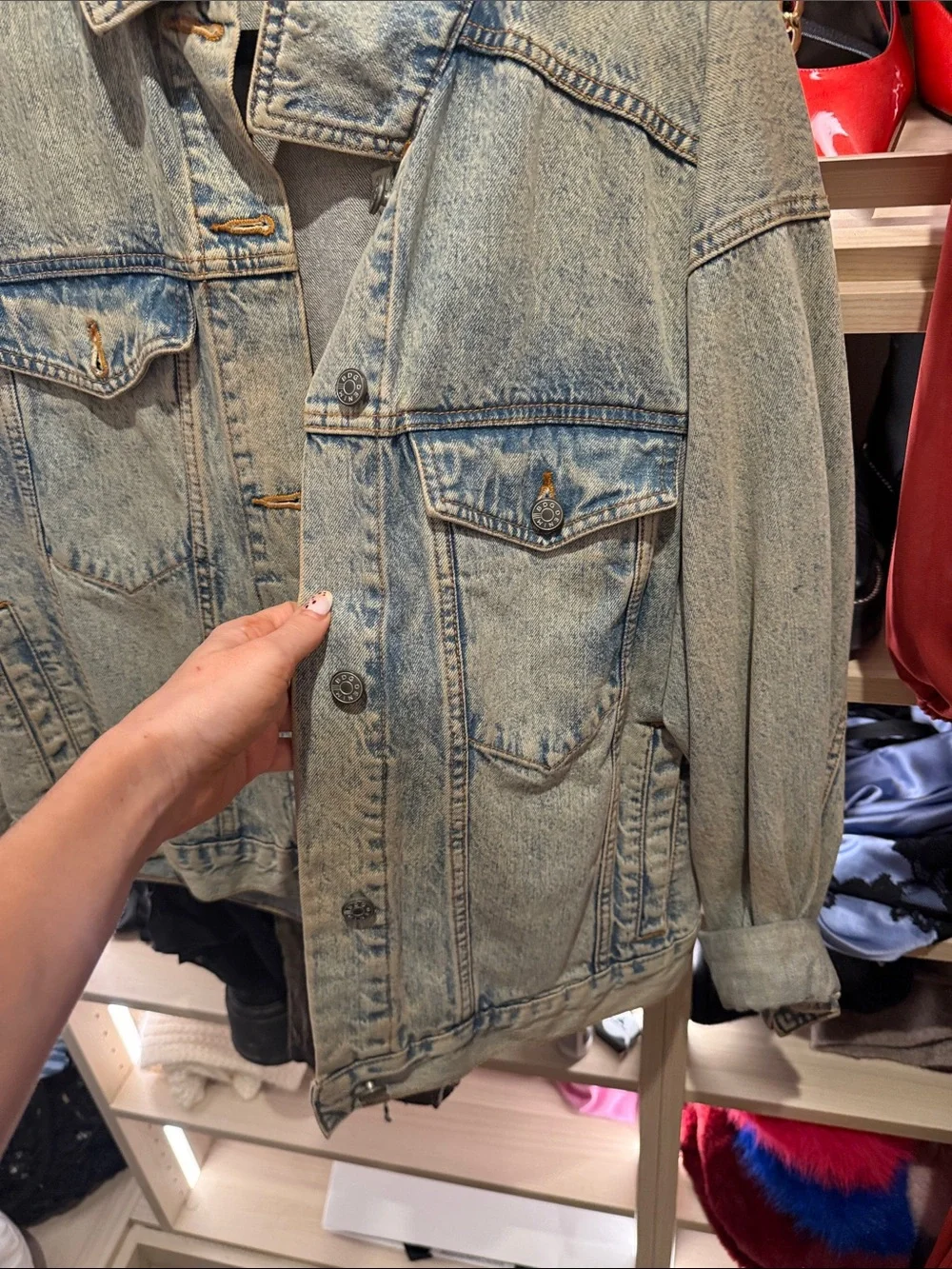 BDG Light Wash Blue Denim Jean Jacket